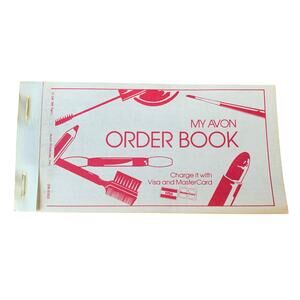 Vintage Avon Order Receipt Book NEW Retro Reps DISCONTINUED